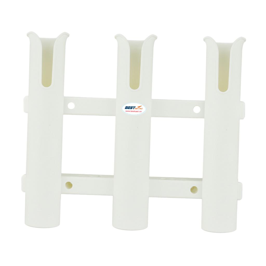 3 ống Giữ Cần Câu Trắng Cực Giá đỡ Cho Tàu đánh Cá Biển