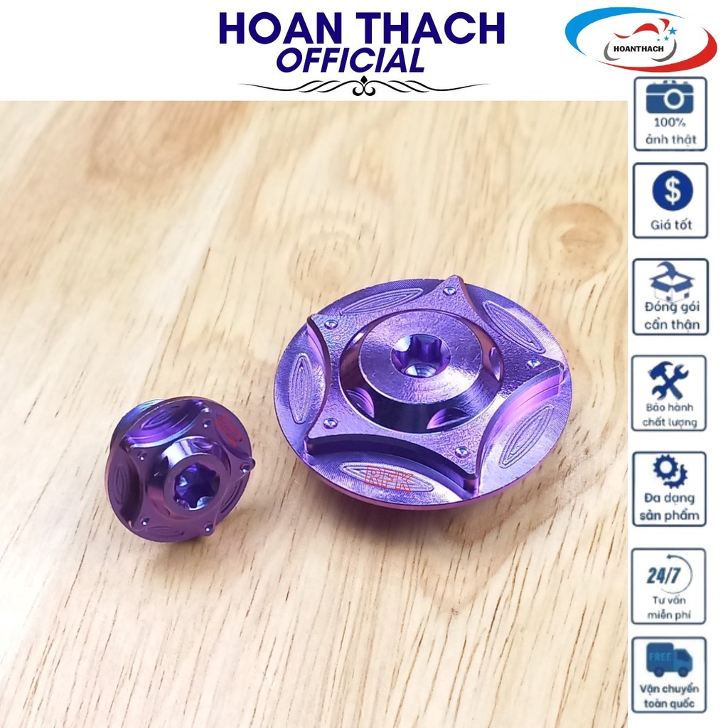 Ốc Mâm Lửa Gr5 Titan dùng cho dòng Xe máy Honda ( Màu Tím ) HOANTHACH SP001860