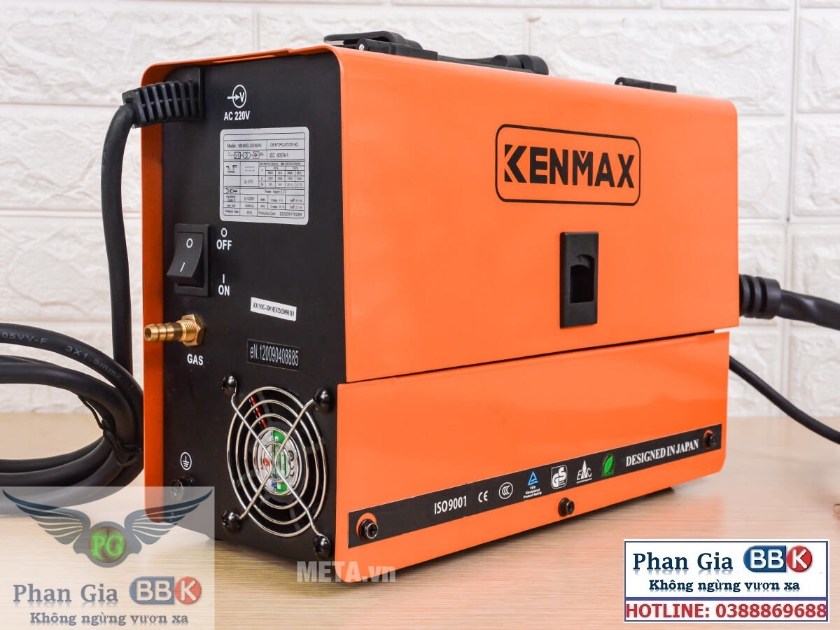 Máy Hàn MIG + Que KENMAX MIG-200 Mini + 1 Cuộn Dây Hàn 1Kg
