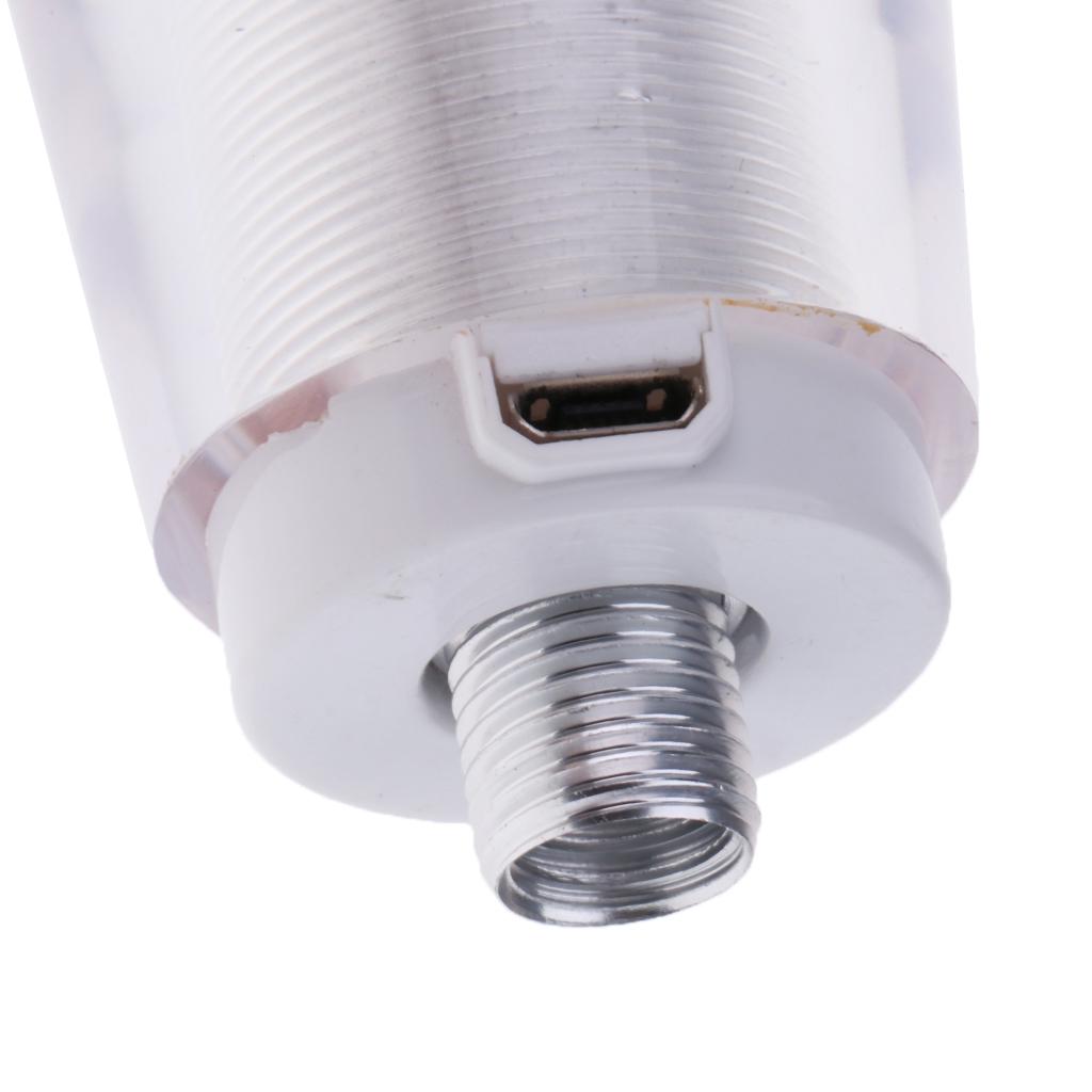 LED Light 3.9'' Crystal Bubble Knob JDM Round Gear Stick er