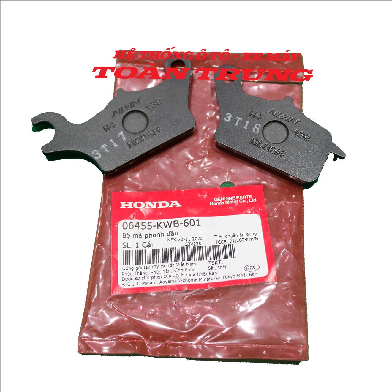 Má phanh dầu trước: Wave RSX, Wave RS, Blade, Future, Super Cub chính hãƞg Honda 06455KWB601