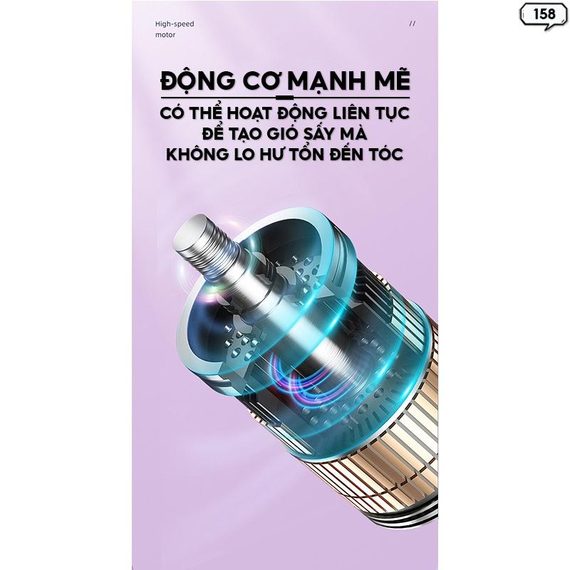 Máy Sấy Tóc Ion Không Cánh Quạt Công Suất Thổi Cực Lớn Sấy Thổi Giữ Ẩm Hạn Chế Tổn Hại Khác 158