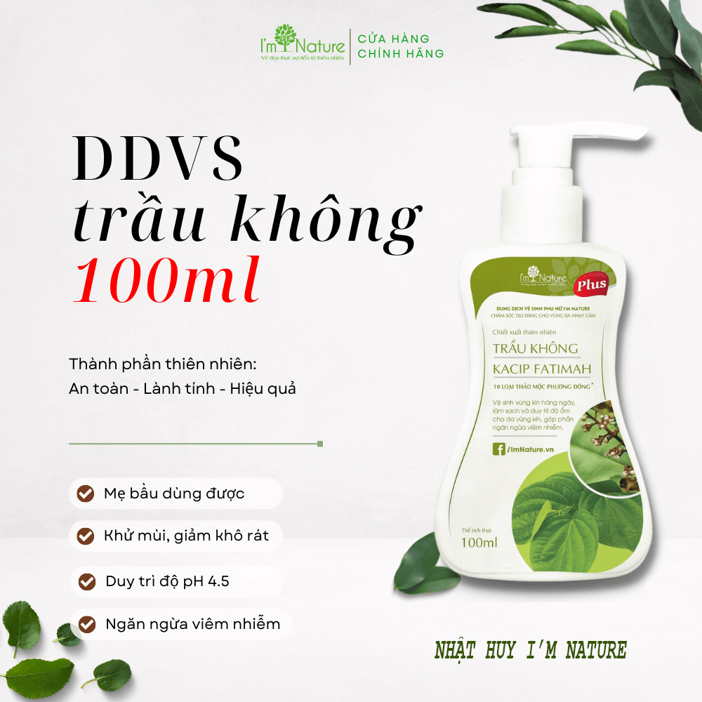 Dung Dịch Vệ Sinh Phụ Nữ Trầu Không I’M NATURE 150ml