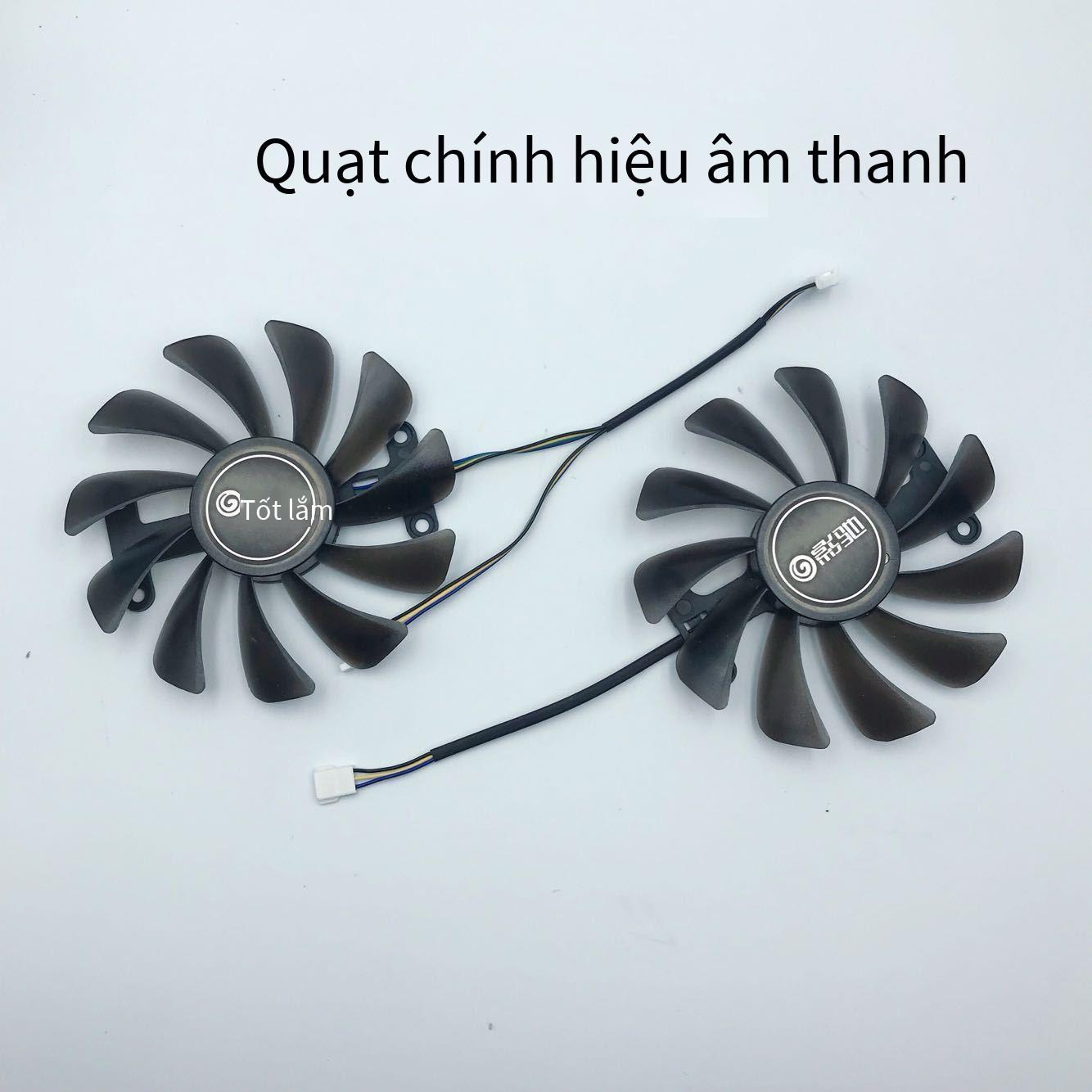 Phong cách mới nhất Yingchi GTX1070 GTX1070ti phiên bản chung P104 card đồ họa quạt điều khiển nhiệt độ quạt làm mát card đồ họa