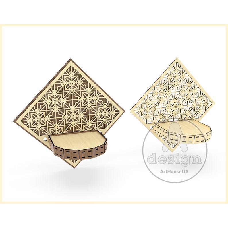 Kệ hoa treo tường decor mẫu 26