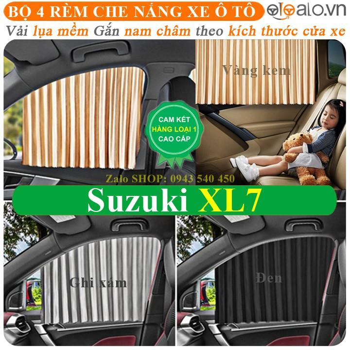 Hình ảnh Rèm che nắng xe Suzuki XL7 Vải Lụa Cao Cấp Gắn Nam Châm Keo 3M