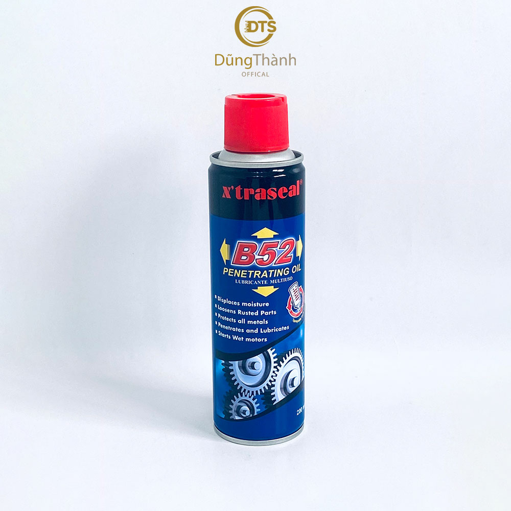 Bình xịt tẩy rỉ rét X'TRASEAL B52 đa năng chống gỉ cao cấp 200/400/550mL