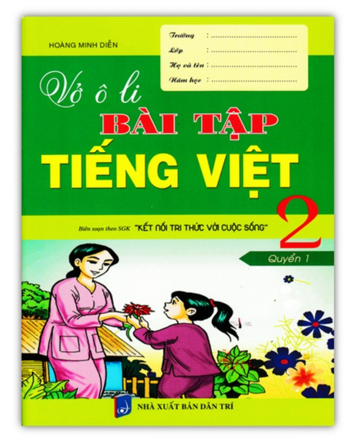 Sách - Vở Ô Li Bài Tập Tiếng Việt 2 - Quyển 1