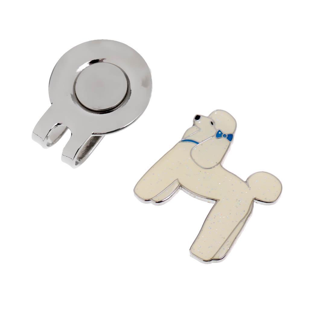 Sturdy Lovely Pet  Magnetized Hat Cap Visor  Golf Ball Marker