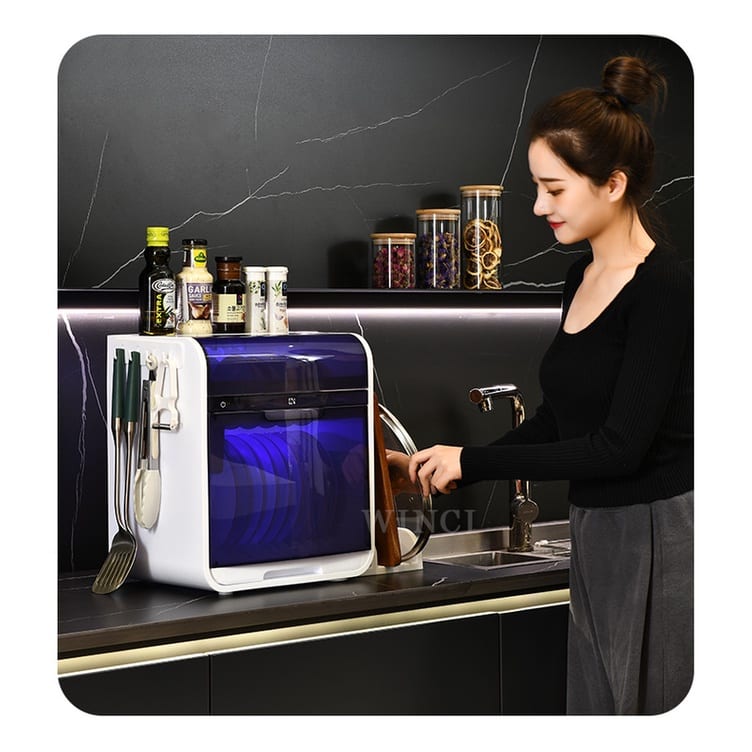 Máy Sấy Chén, Khử Trùng bát đĩa, lọ Gia Vị và Các đồ dùng, bằng tia UV Chính hãng K8, Bảo vệ sức khỏe gia đình