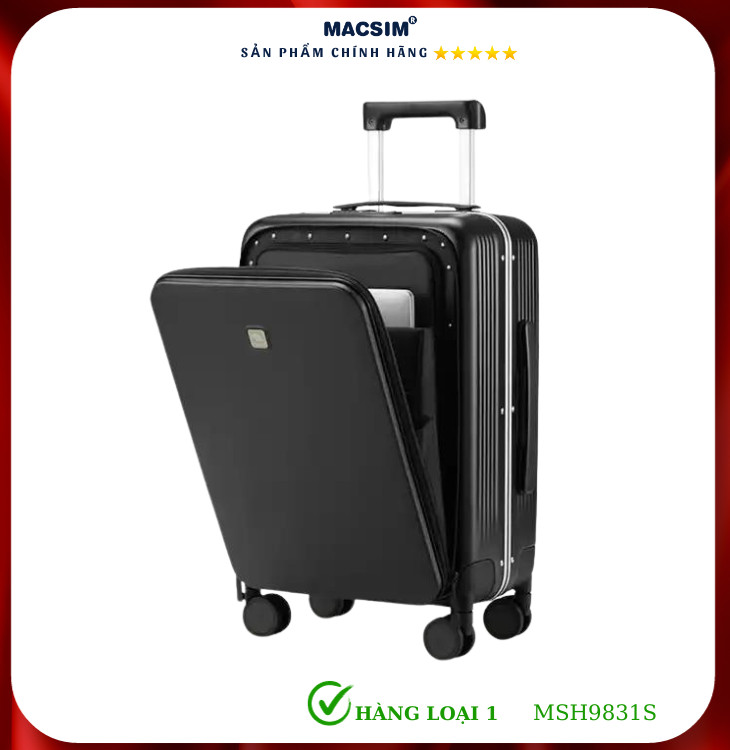 Vali cao cấp Macsim Hanke MSH9831S 20inches