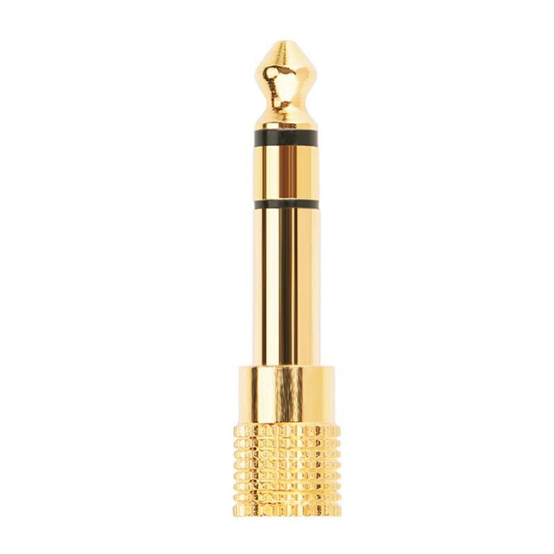 1 cái Vàng 6.5mm 1/4" Nam Cắm vào 3.5mm 1/8" Jack Cái Tai Nghe Stereo Bộ Chuyển Đổi Âm Thanh Kết Nối Nhà Bộ Chuyển Đổi Micrô Màu sắc: 1 cái
