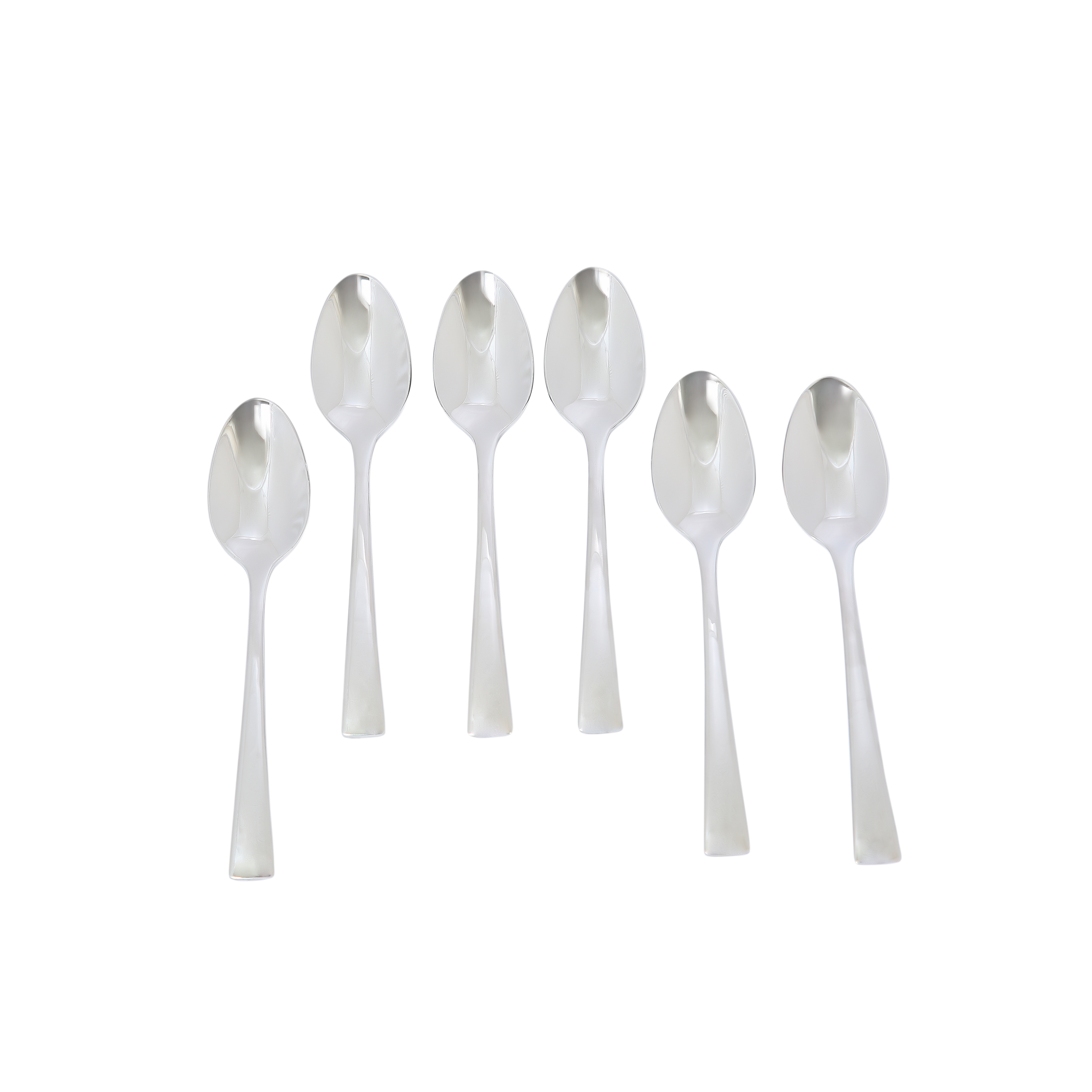 Bộ 6 Thìa Muỗng  Ăn Cơm Cán Dài Inox 304 18/10 Cao Cấp Bouscoe Set 6 Dessert Spoons