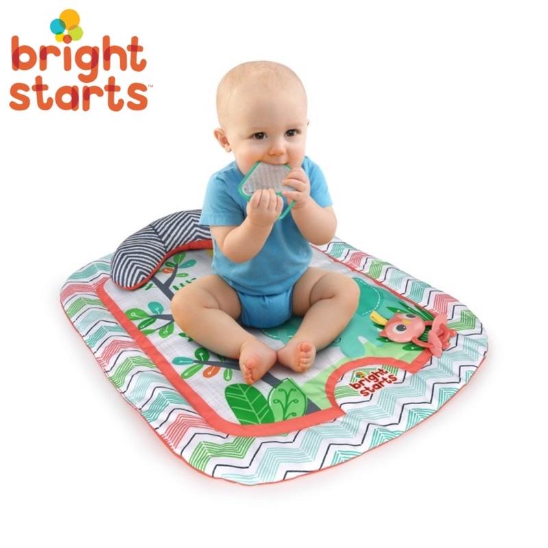 Thảm nằm chơi Tummy Time kèm đồ chơi , hỗ trợ bé lẫy Giggle &amp; See Safari Prop &amp; Play Mat