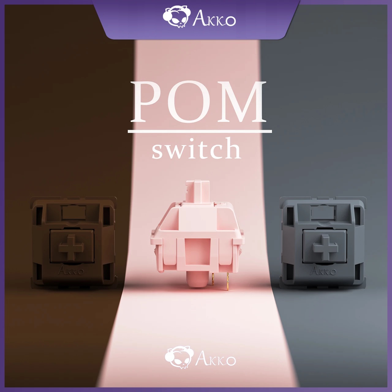 [Bộ 45 Switch/Pack] Công tắc thay thế bàn phím cơ AKKO CS Switch - POM (Pink/Brown/Silver)_Mới, hàng chính hãng