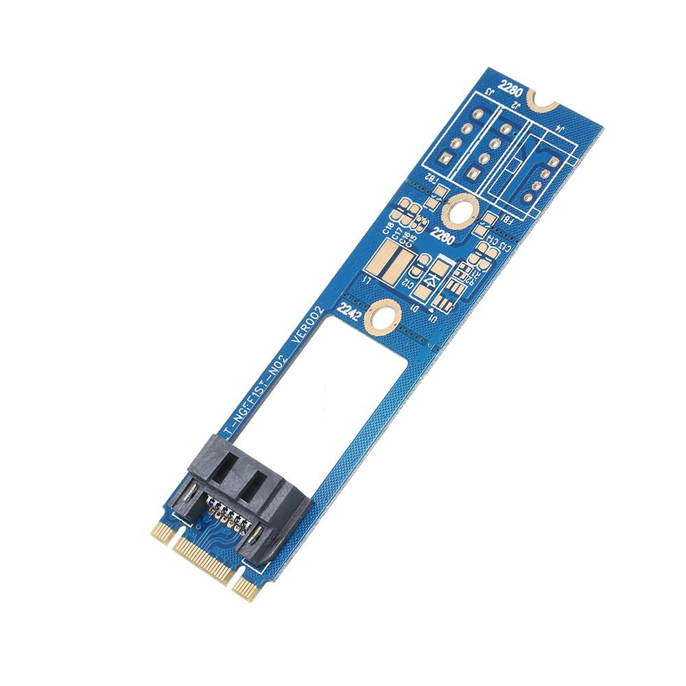 M.2 NGFF SATA to 7Pin NGFF SATAIII Connector HDD SDD Converter Card Adapter