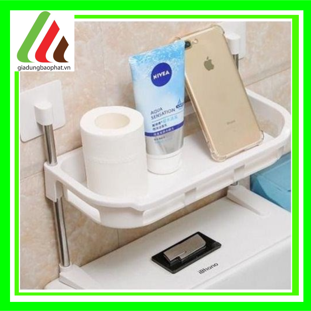 KỆ 3 TẦNG KÊ TOILET DÁN TƯỜNG SIÊU CHẮC CHẮN