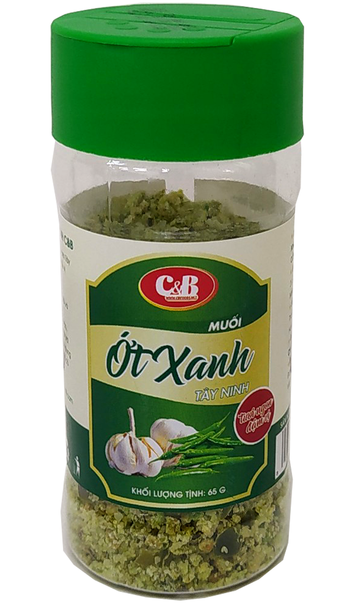 Muối Ớt Xanh Tây Ninh C&amp;B - Hộp 65G