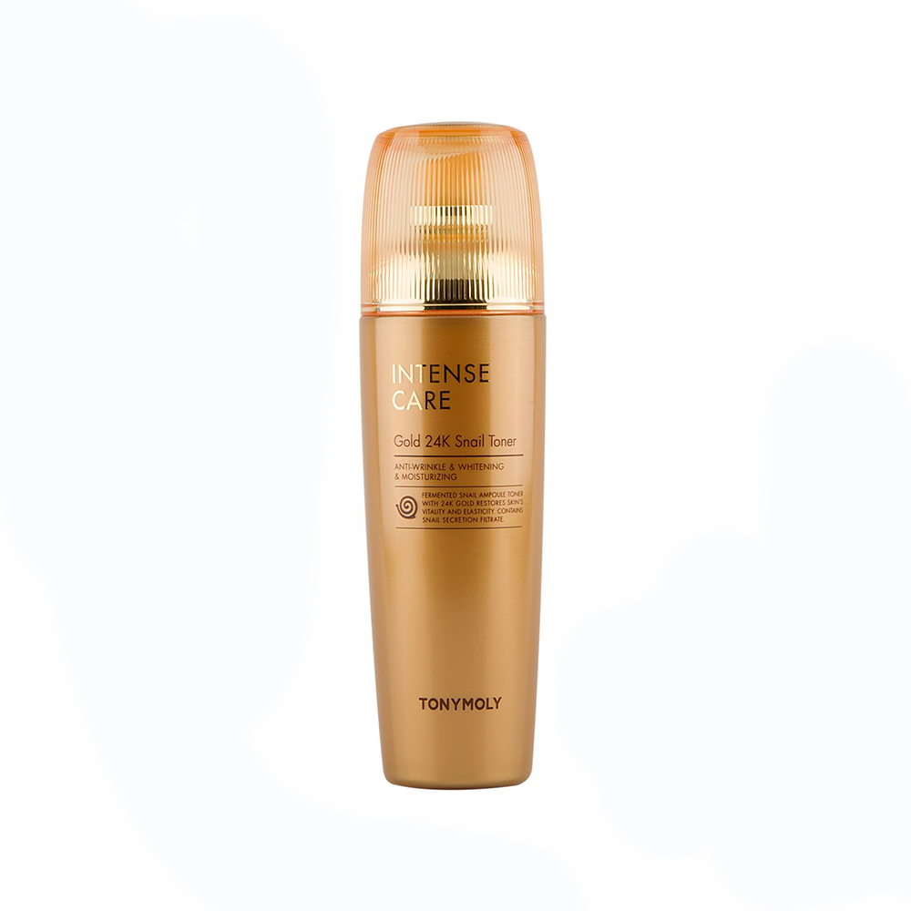 Nước Cân Bằng Ốc Sên Chống Lão Hóa 24K Tonymoly Intense Care Gold 24k Snail Toner 140ml