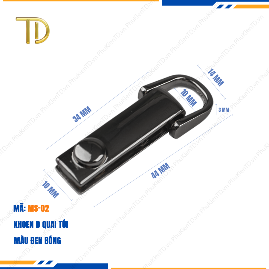 Nẹp túi xách, khoen d túi xách, khoen quai túi xách, công nghệ mạ điện độ bền 5 - 8 năm