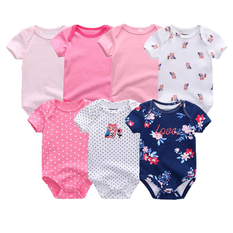 Uniesx Bé Sơ Sinh Rompers Quần Áo 7 Cái/lốc Trẻ Sơ Sinh Áo Liền Quần 100% Trẻ Em Cotton Roupa De Bebe Bé Gái Và Bé Trai Quần Áo Cho Bé