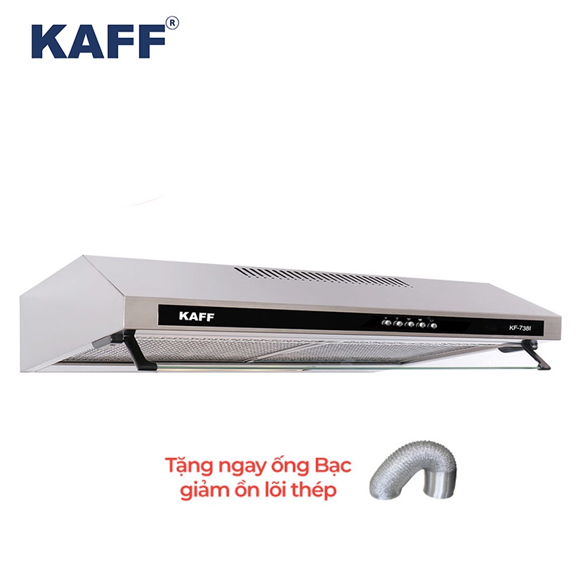 Máy Hút Khói Khử Mùi Inox 6 Tấc Kaff KF-638I (700m3/h) - Hàng Chính Hãng