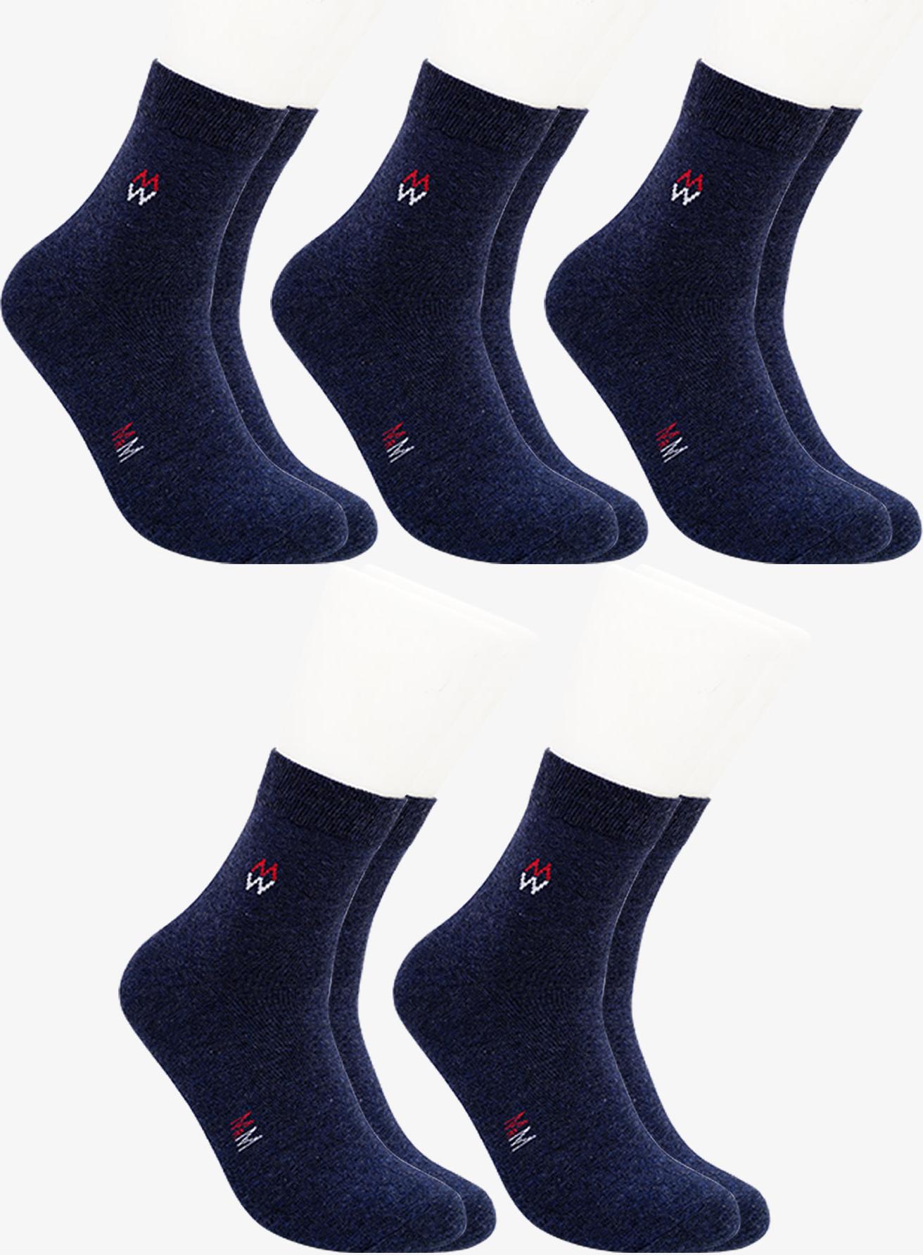 Combo 5 đôi tất nam vớ nam Cổ Dài Cao Cấp MRM FASHION ( Xanh Navy)