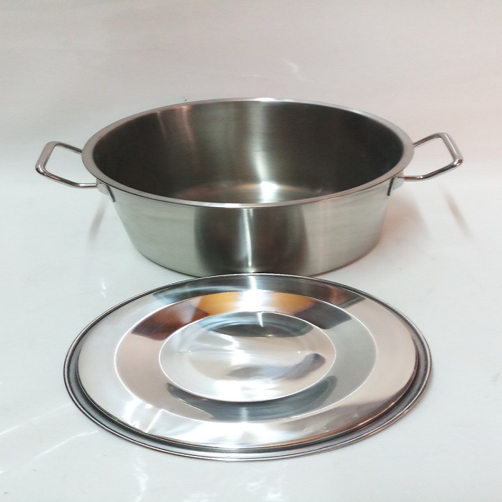 NỒI INOX 304 LÙN 24CM.