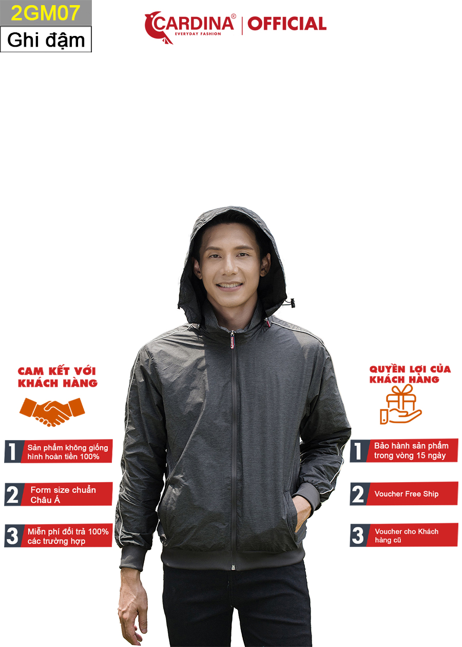 Mua Áo khoác gió nam CARDINA 2 Lớp Lót Lưới Cao Cấp Viền Thể Thao Siêu Nhẹ Cản Gió Giữ Nhiệt Cản Bụi Chống Nước 2GM - 2GM07-Ghi Đậm - XXL ~ 84 - 95kg tại CARDINA FASHION Mua Áo Khoác Gió Nam Cardina 2 Lớp Lót Lưới Cao Cấp Viền Thể Thao Siêu Nhẹ Cản Gió Giữ Nhiệt Cản Bụi Chống Nước 2Gm - 2Gm07-Ghi Đậm - Xxl ~ 84 - 95Kg Tại Cardina Fashion
