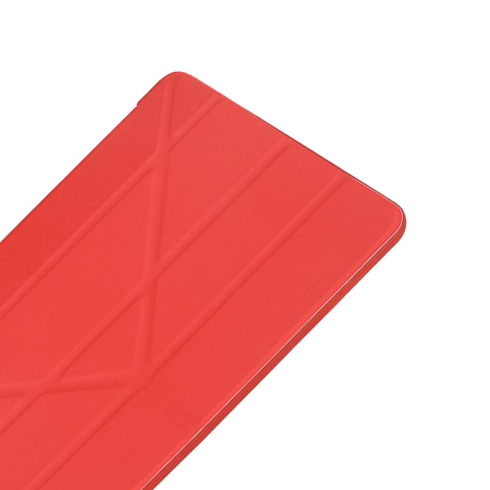 Shockproof Silicone Folding Stand Case Red