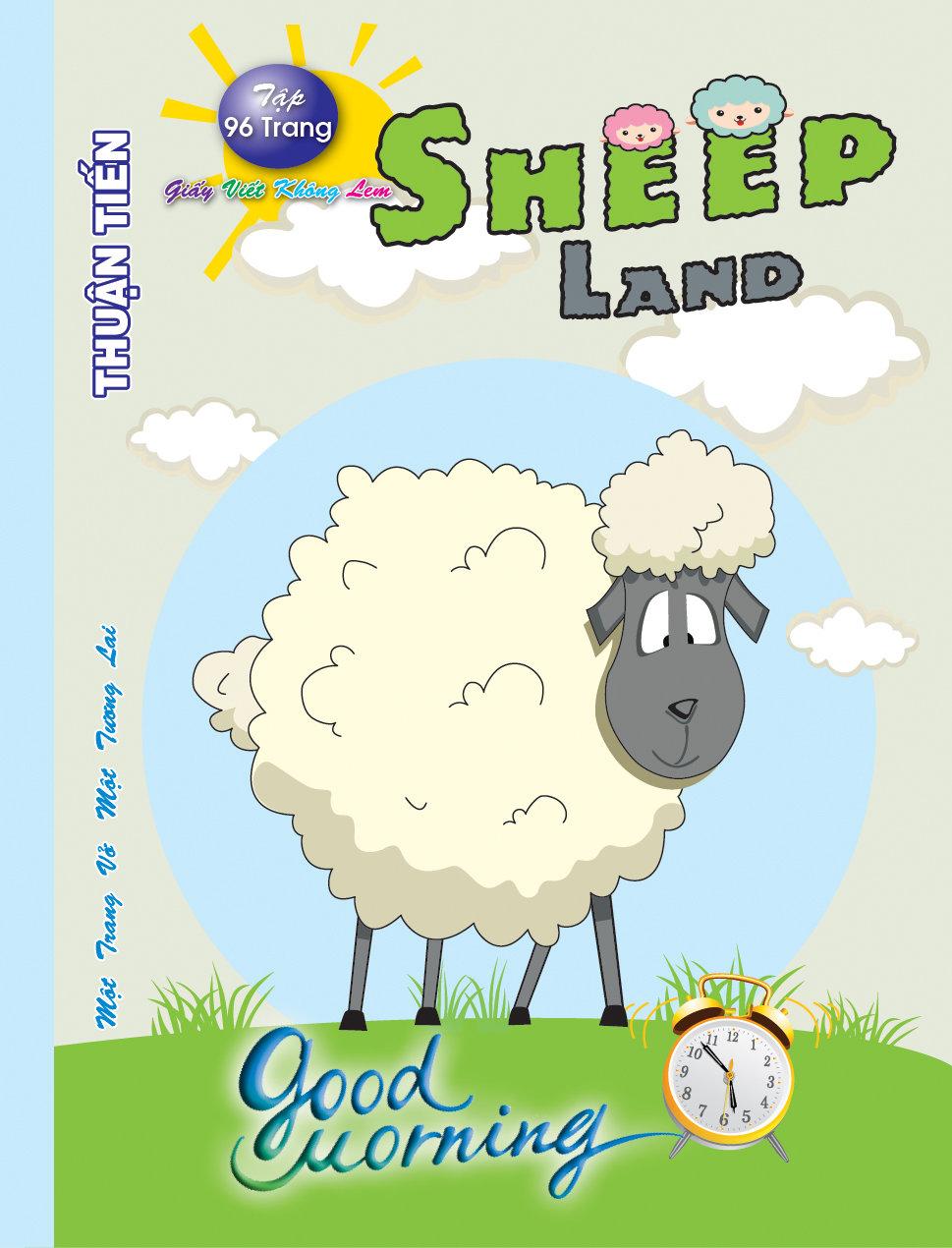 Lốc 10 Quyển Tập 96 trang Sheep land  (mẫu ngẫu nhiên)