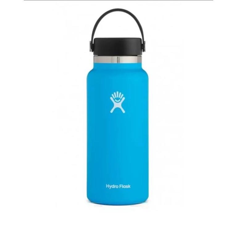 Bình Giữ Nhiệt Chân Không Miệng Rộng Vỏ Rơm Hydro Flask, Bình Cách Nhiệt Thép Không Gỉ, Chai Nước Miệng Rộng Thể Thao