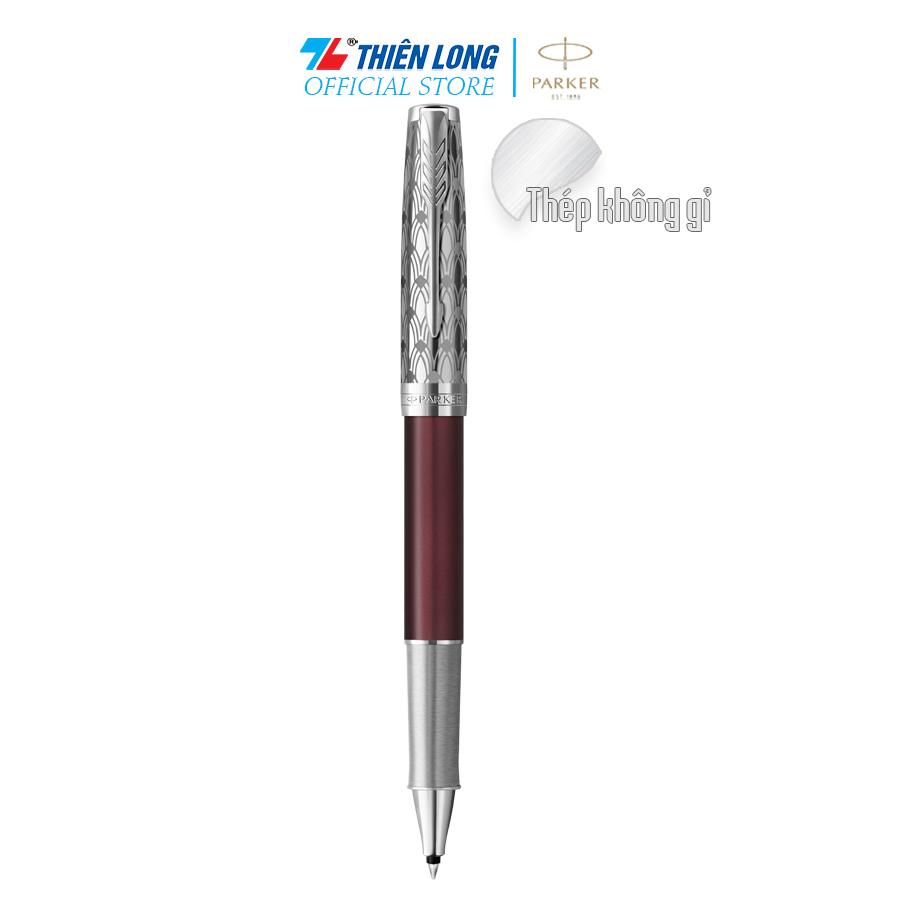 Bút bi cao cấp Parker SON X-M Red CT GB-2119782 - Thép không gỉ