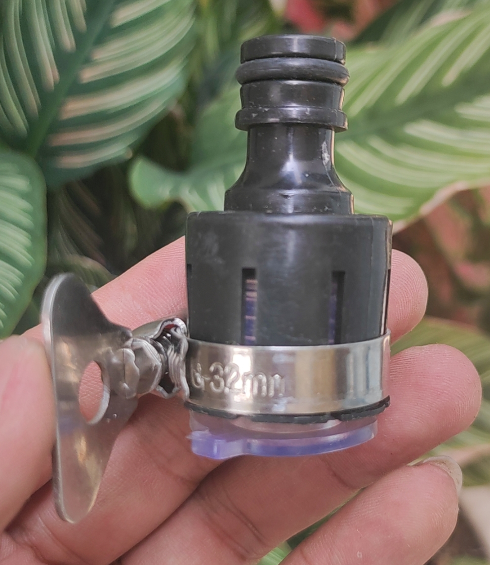 Đầu nối nhanh vòi nước có đai siết 16mm
