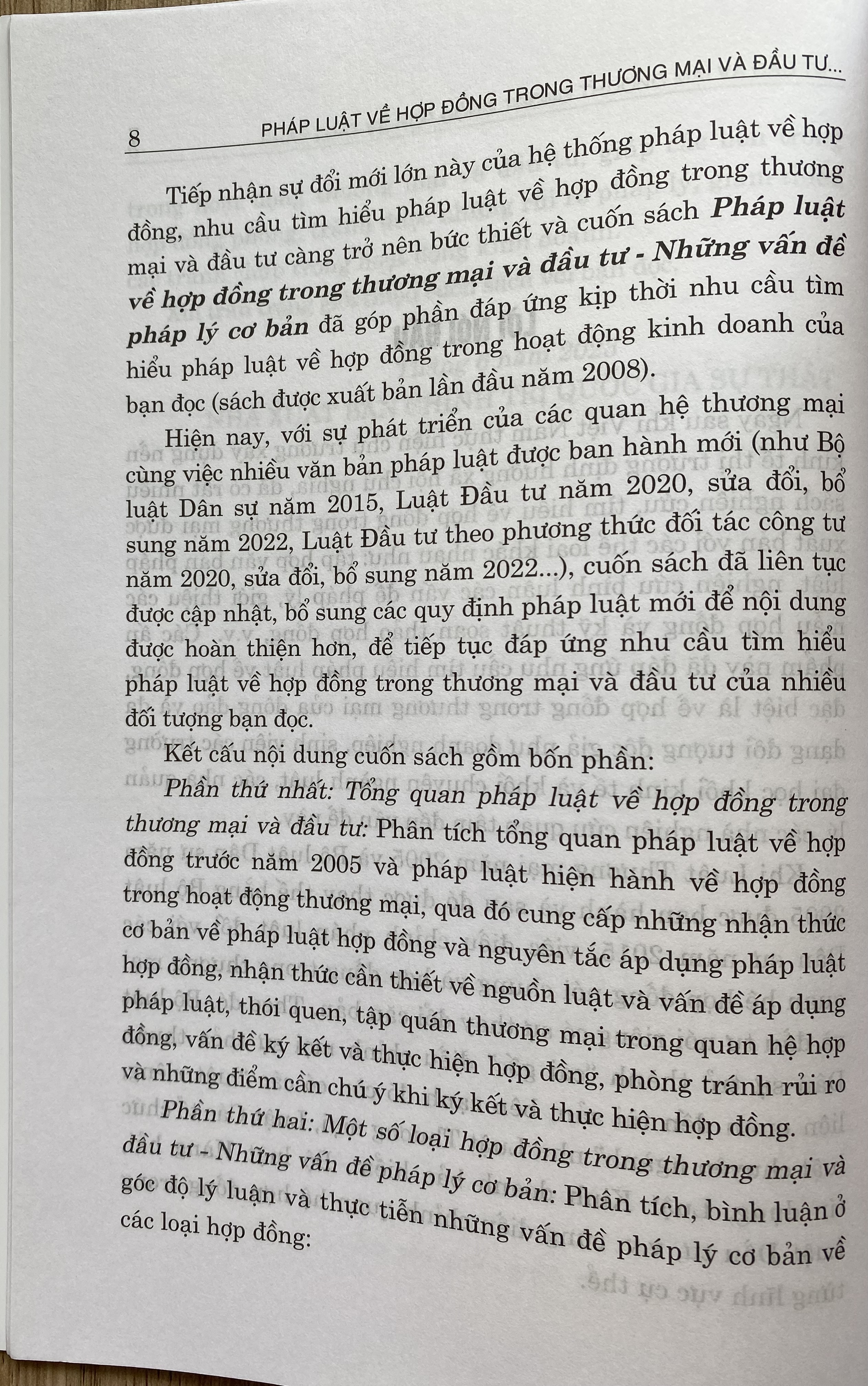 Sách - PHÁP LUẬT VỀ HỢP ĐỒNG TRONG THƯƠNG MẠI VÀ 1 ĐẦU TƯ NHỮNG VẤN ĐỀ PHÁP LÝ CƠ BẢN