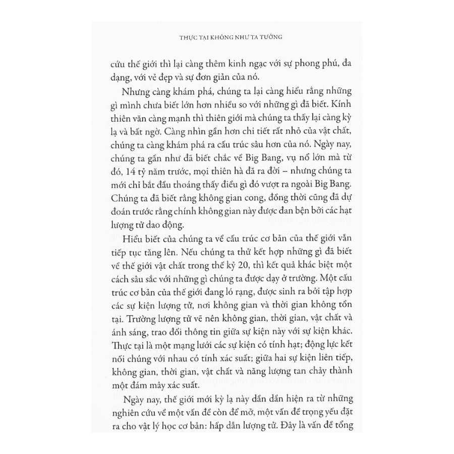 Thực Tại Không Như Ta Tưởng - Hành Trình Đến Hấp Dẫn Lượng Tử