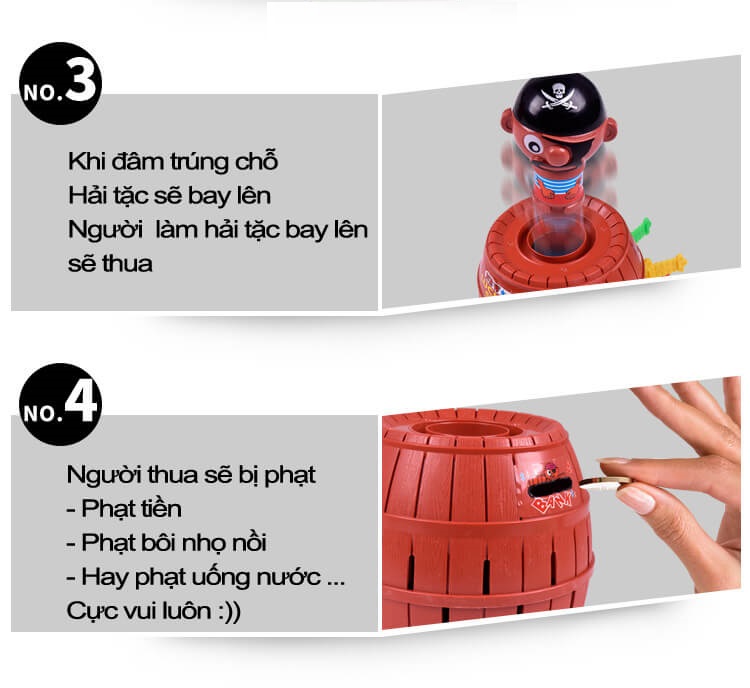 Đồ chơi đâm hải tặc cỡ lớn 24 kiếm cho trẻ em và người lớn giải trí