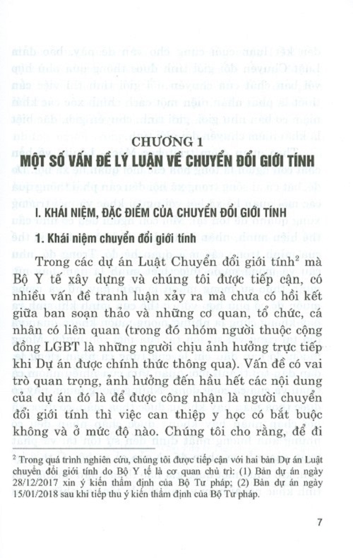 Hoàn Thiện Pháp Luật Về Chuyển Đổi Giới Tính Ở Việt Nam