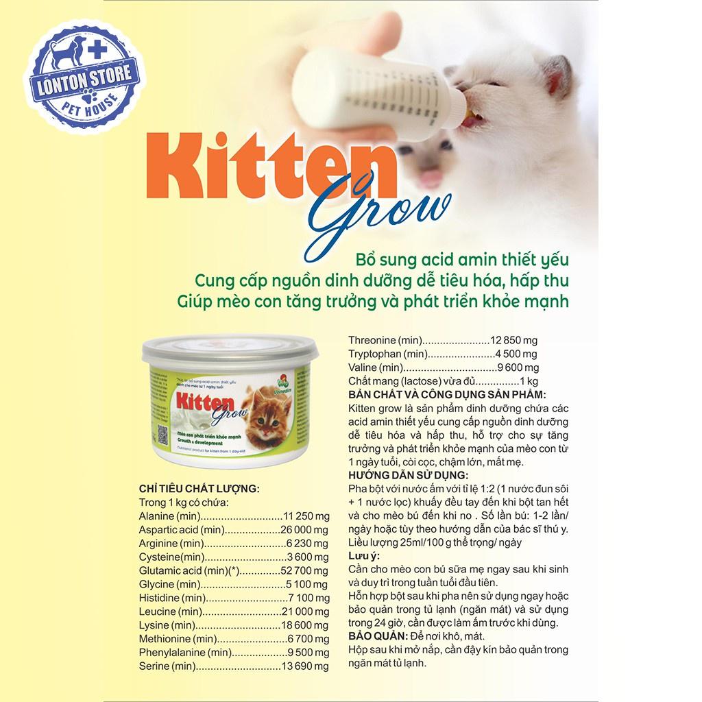 Sữa Cho Mèo Con Kitten Grow, 50g (Cao Cấp) - Lonton Store &amp; Vemedim