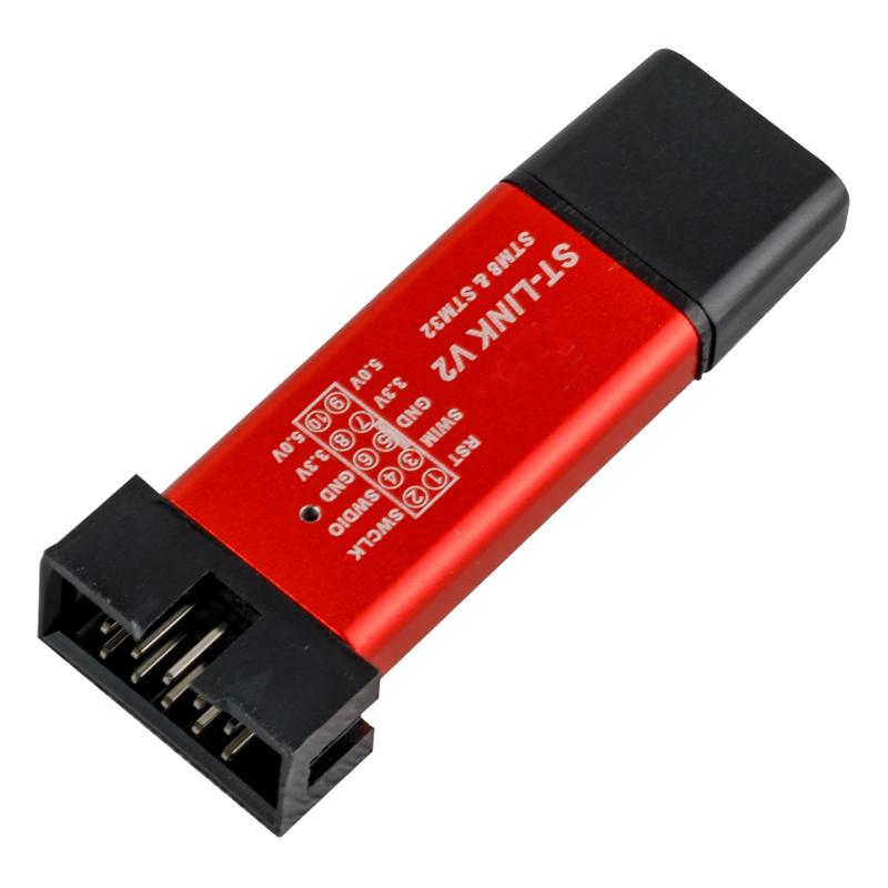 ST Link StLink St-Link v2 Mini STM8 STM32 Simulator Tải xuống lập trình lập trình với Cover DuPont Cáp ST Link V2