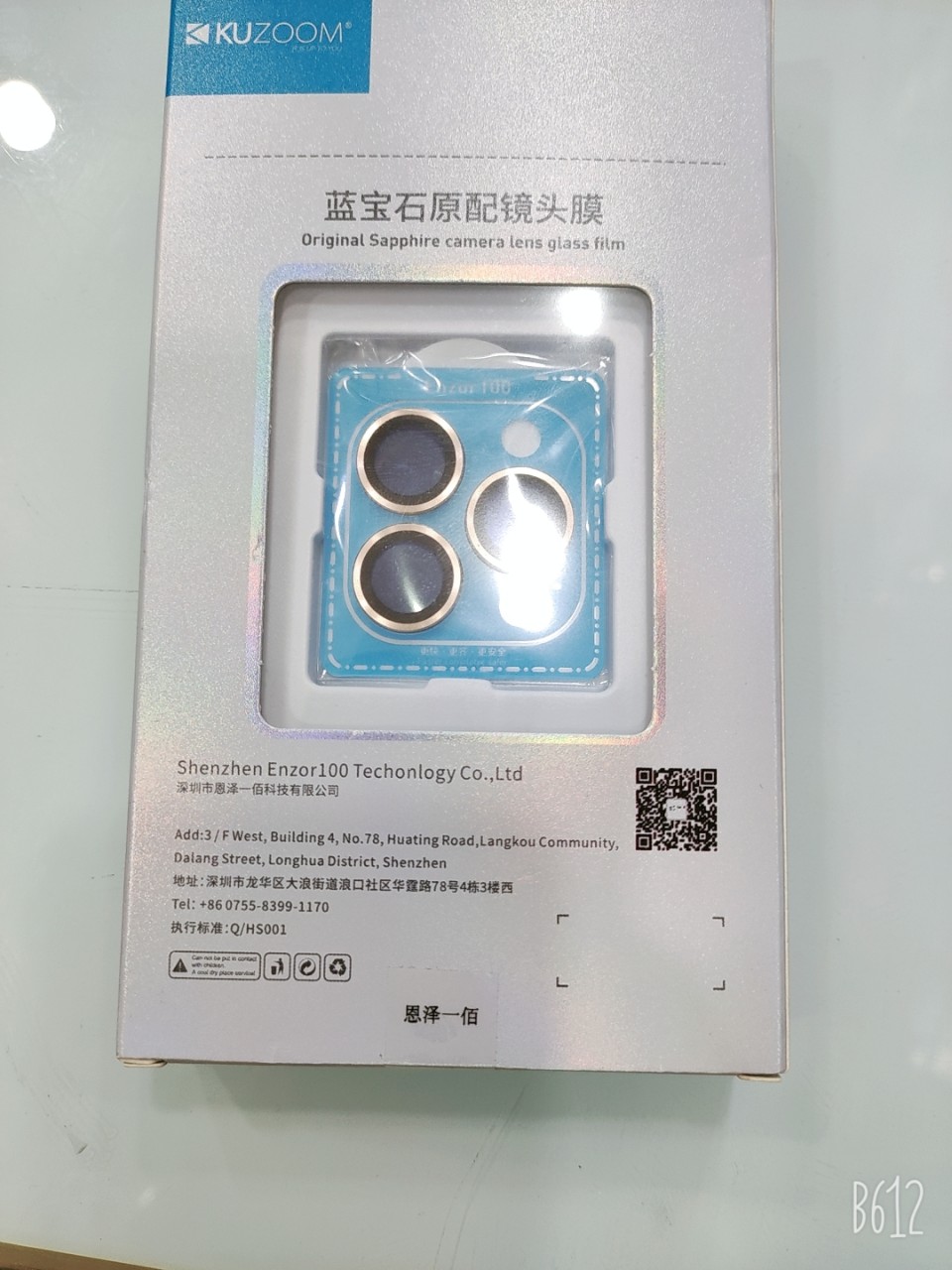 Bộ miếng dán kính cường lực camera đính hạt Diamond dành cho iphone 13 mini /13 - Hàng Chính Hãng