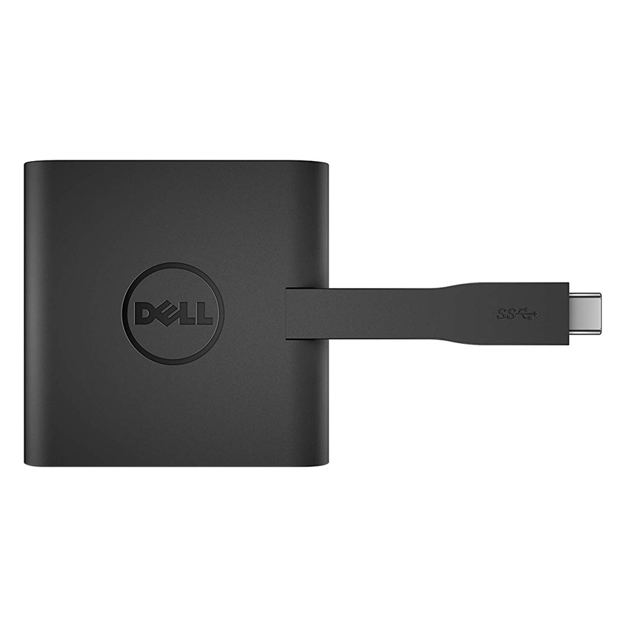 Bộ chuyển đổi Dell DA200 - USB-C to HDMI/VGA/Ethernet/USB 3.0 - Hàng Chính Hãng