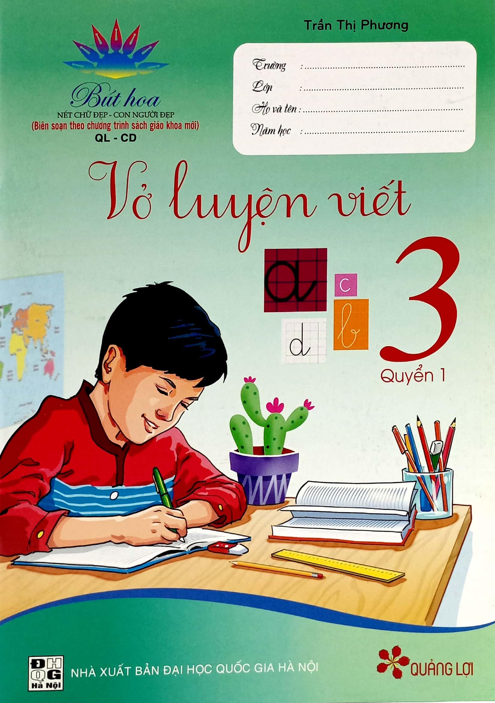 Vở Luyện Viết 3 - Tập 1