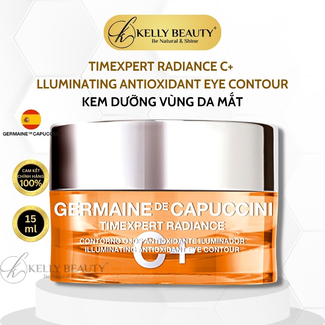 Kem Dưỡng Mắt Germaine Timexpert Radiance C+ Illuminating Antioxidant Eye Contour - Trẻ Hóa Vùng Da | Kelly Beauty