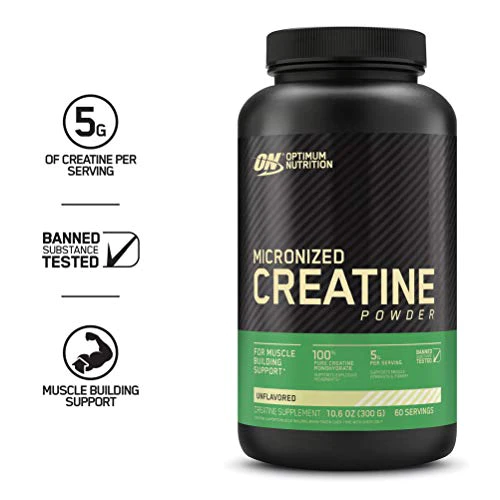 Tăng sức mạnh cơ bắp Optimum Nutrition Micronized Creatine Powder 300g