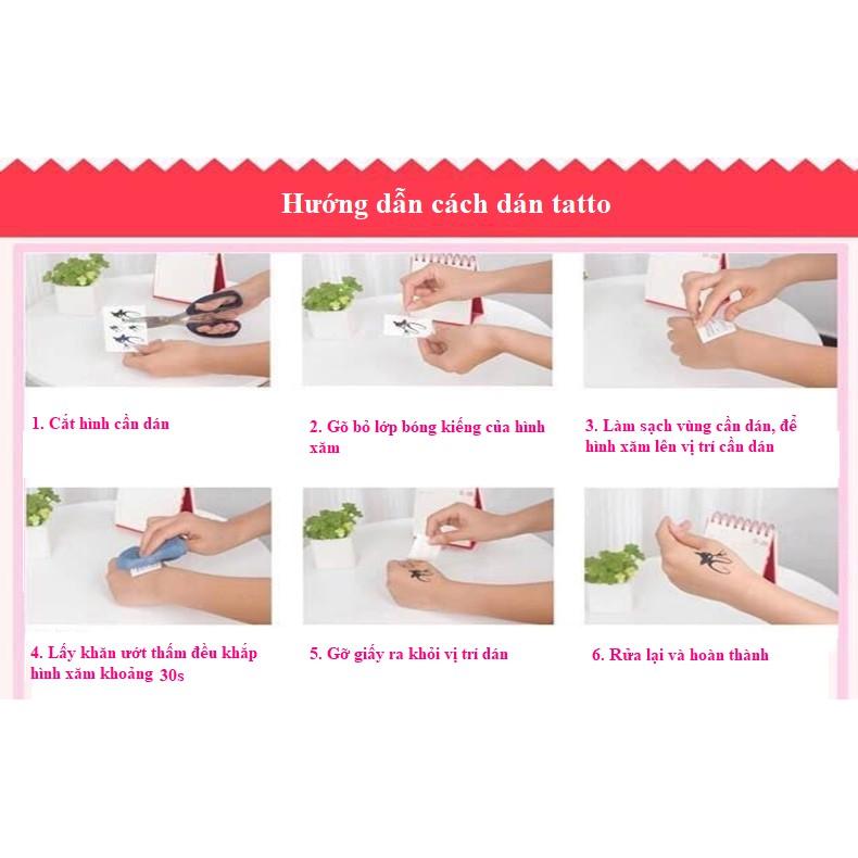 Hình xăm dán chống thấm nước cực đẹp