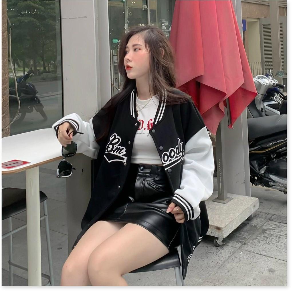 Áo khoác dù bomber nữ cool