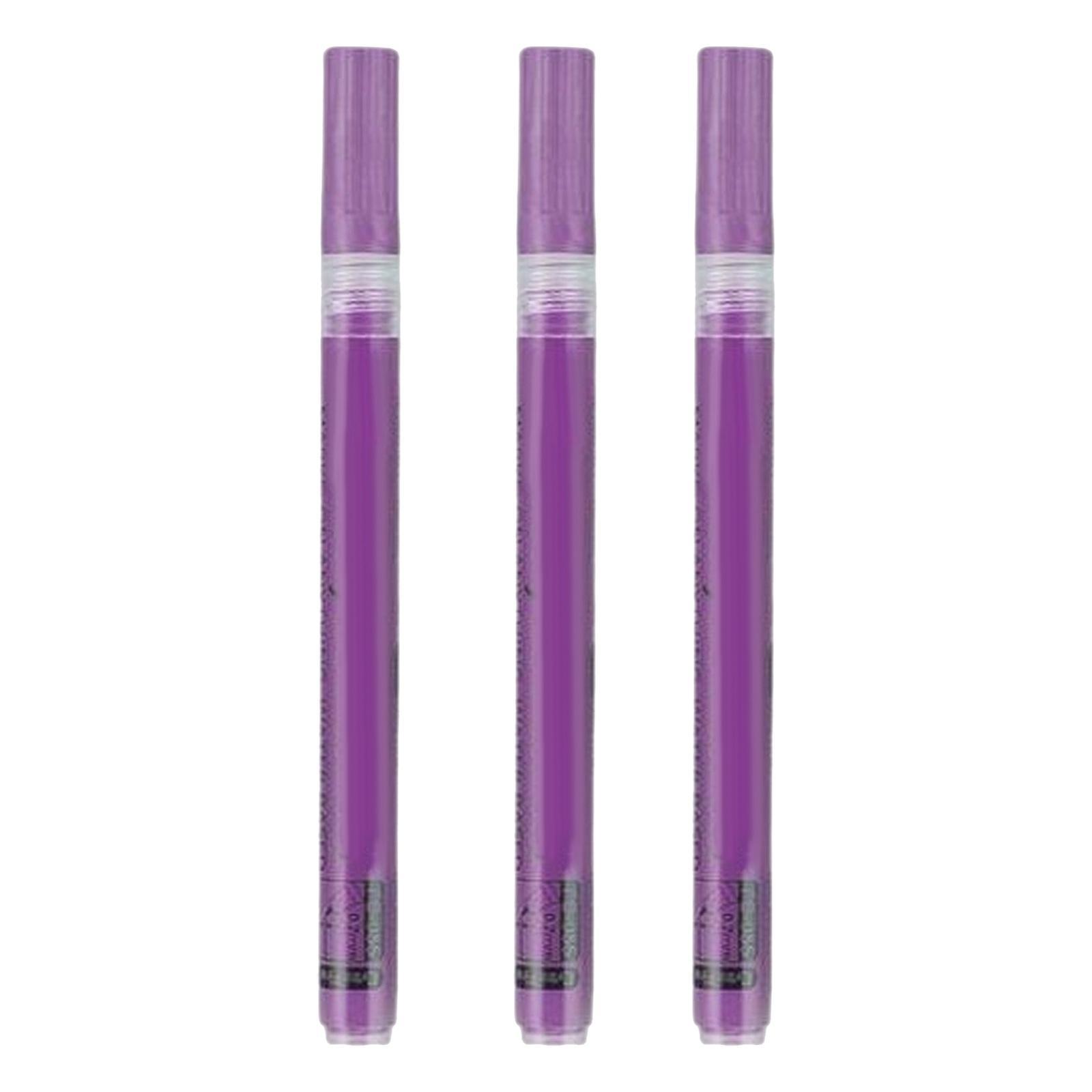 3x Marker Pen Golf Sunscreen Alignment Marks Ball Liner Markers Pen Acrylic Ink Pen for Training Golfer