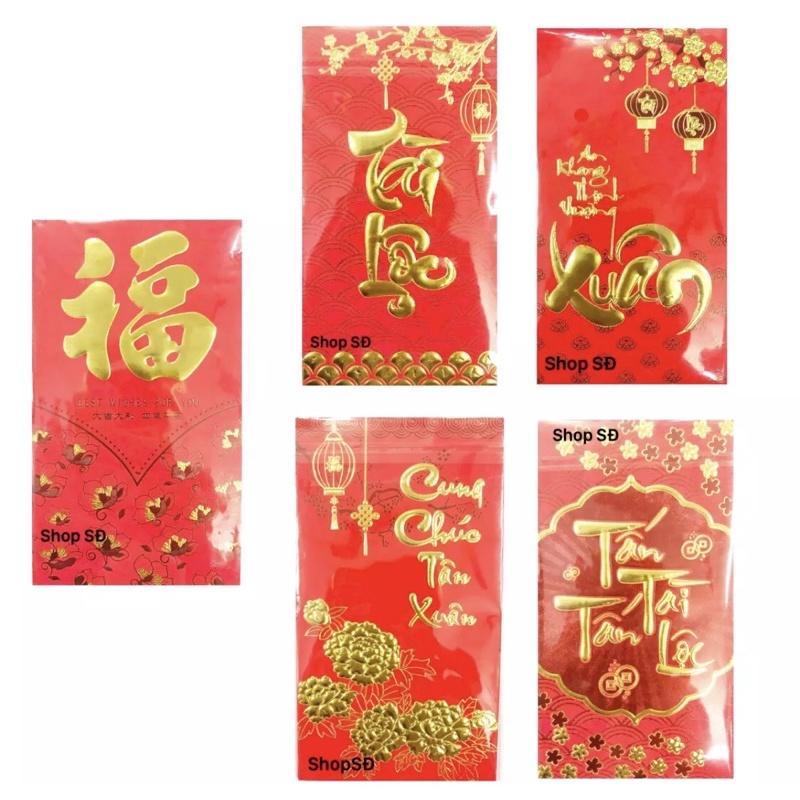 bao lì xì 9*16cm - 30 cái mẫu ngẫu nhiên