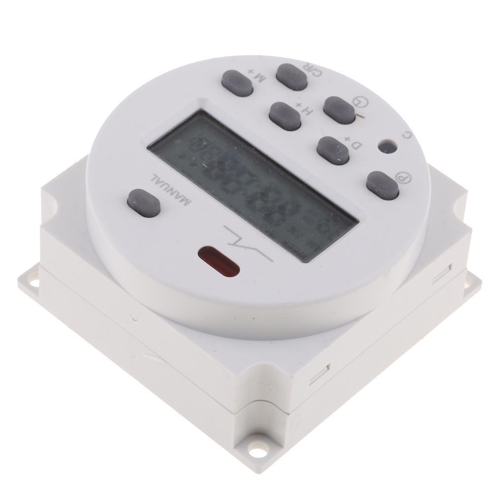 Digital Control Power Time LCD Programmable Timer Relay Switch DC 12V